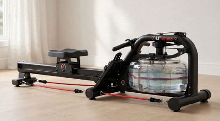 Never Used Water Rower Rowing Machine with Resistance Bands Included