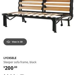 Ikea Foldable Queen Bed Frame Sofa Bed $75