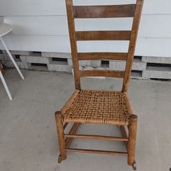 Vintage Wooden Rocking Chair