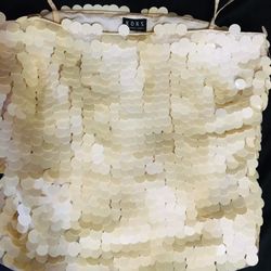 Michael Kors Y2K Sequin Crop Top 