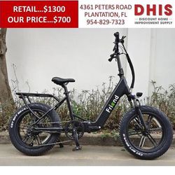Friend Foldable E-Bike Electric Bicycle With 750W Motor In Black Brand New