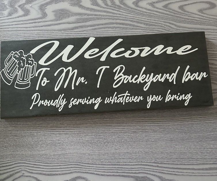 Custom Bar Signs Not Free Read Description 👇