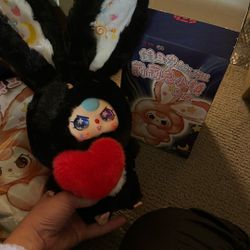 Baby Three Lily Rabbit Town Series 3 Plush Blind Box 1Pc(1 of 9 Possible Styles) Cute Stuffed Animal Toys Action Figures Collectible 