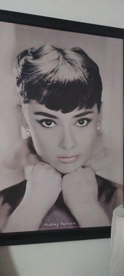 Giant Photo like Poster Audrey Hapburn
