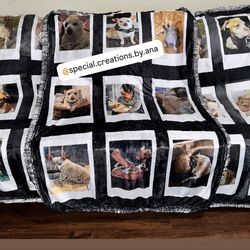 Thanks to my client for ordering 3 personalized blankets as a Christmas presents🎄🎁