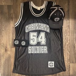 WWE Vintage John Cena Jersey Chain Gang Soldier 54 2004 Basketball CHAINGANG