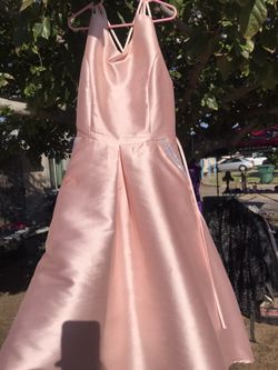 Blush pink girl dress