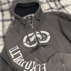 Ecko Unltd. grey zip up hoodie Size 3XL