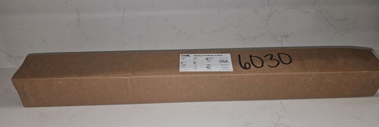 Task Lighting TRUSB24PBK 24" - Angle Power Strip