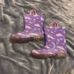 Girl’s Unicorn Rain Boots Size 3