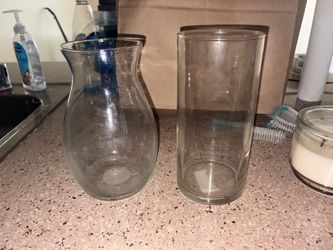 Glass flower vases
