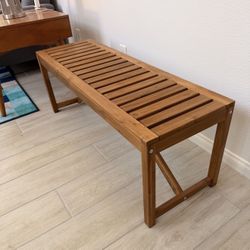 IKEA NÄMMARÖ Acacia Wood Bench, outdoor, light brown stained, 47 1/4 " MSRP ‭$100.00‬ West Las Vegas See My Listings Summerlin