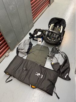 Doona+ Car Seat/Stroller with Base and accessories