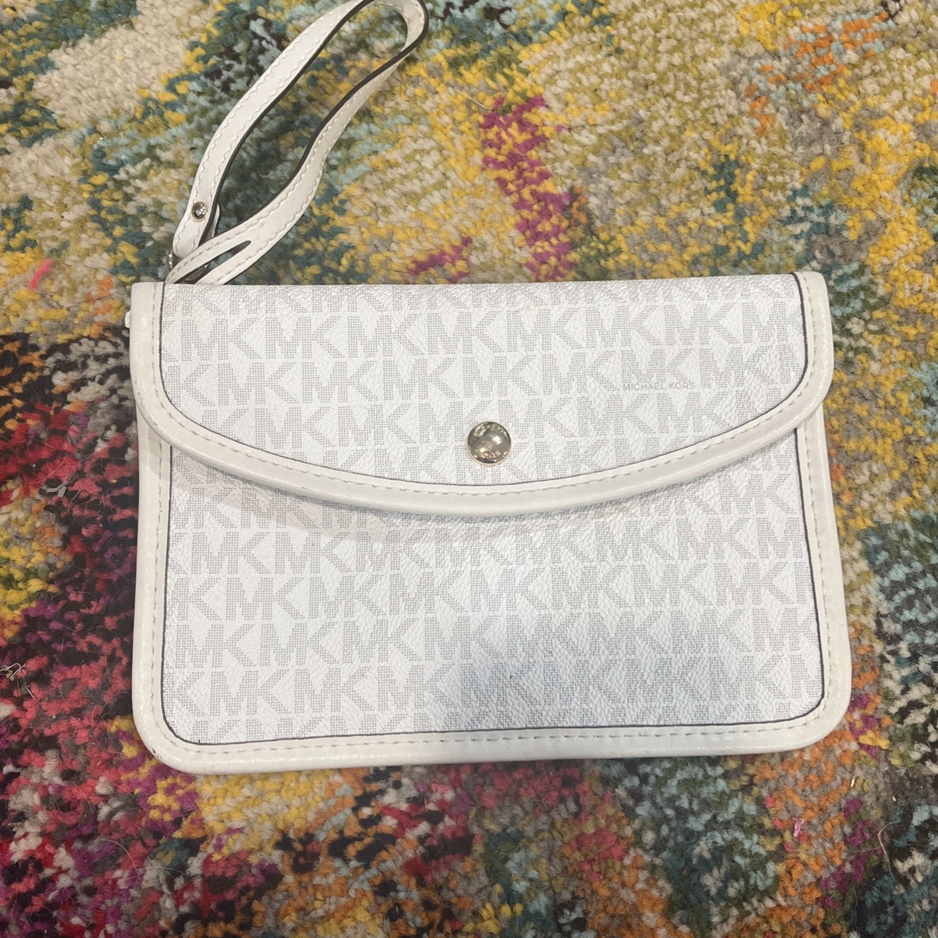 Michael Kors brand new clutch white