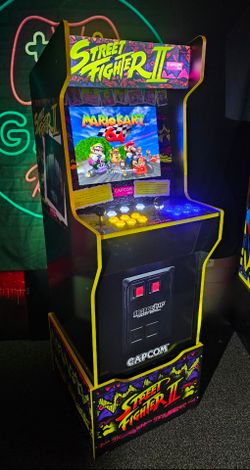 Street Fighter II Arcade1up Cabinet With Over 15,000 Video Games