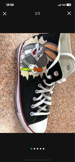Converse, bugs, bunny, high, top Sz10 80 Years