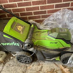 Battery Powered Lawnmower