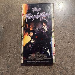 PURPLE RAIN PRINCE VHS TAPE 