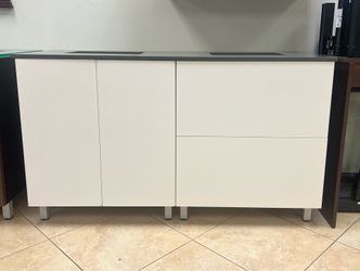 60” Vanity High gloss white.
