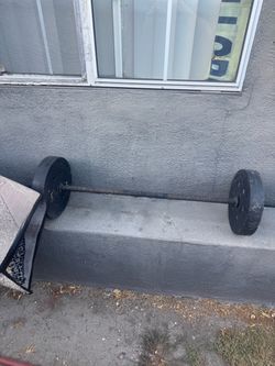 40–50 lb Barbell Weight Set Home Gym Equipment