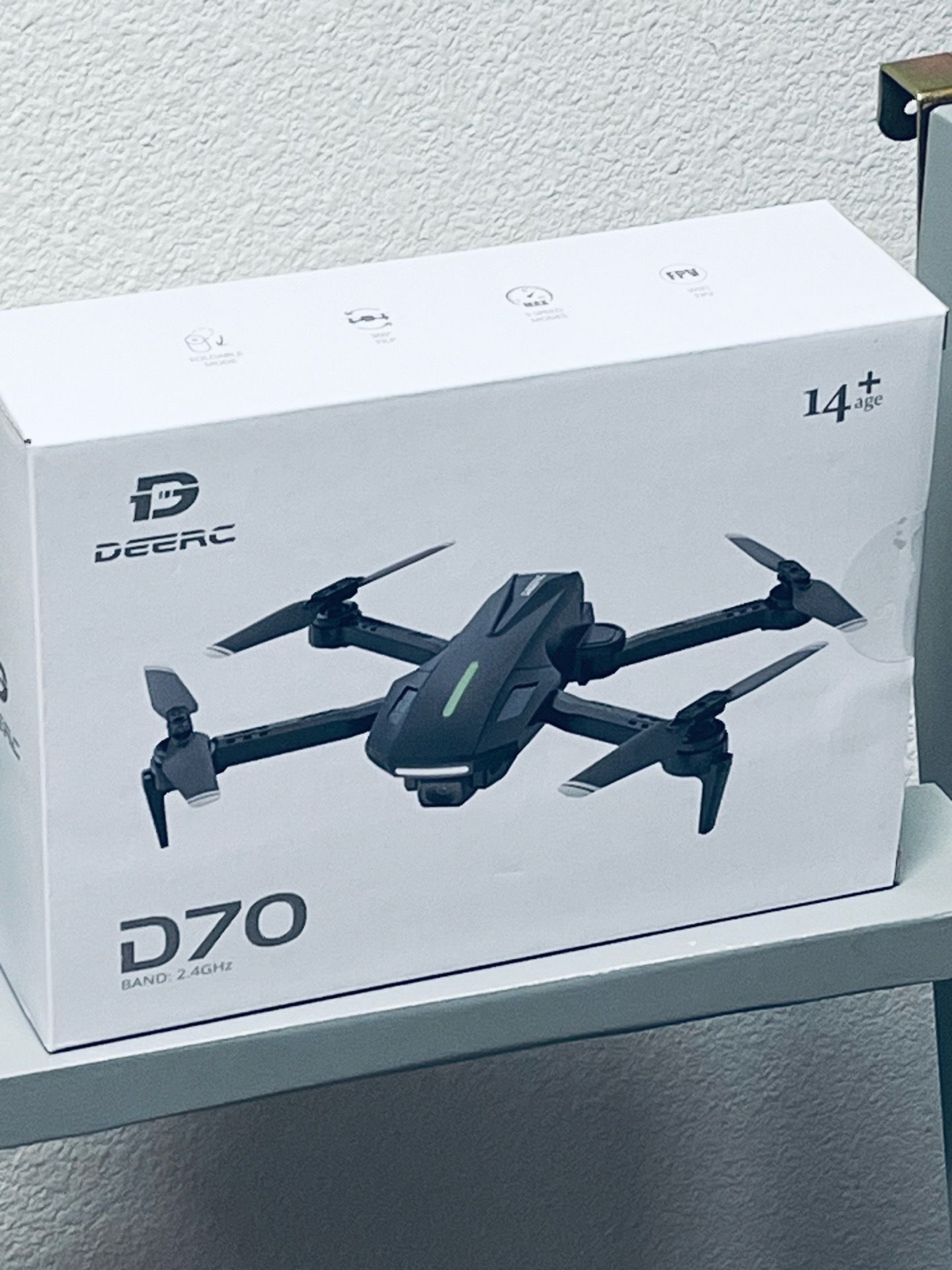Brand New DEERC Drone with Camera, D70 Drones with Camera for Adults 1080P HD