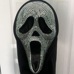 Ghost Face Bling Mask 