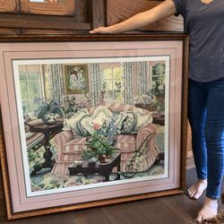 Susan Rios Hand Signed Original Serigraph-framed-matted261/295