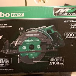 Metabo 7 1/4 Skillsaw  Charger And 2 Battery $280
