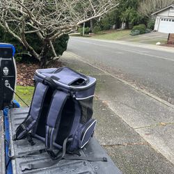 Small Pet Dog Cat Rabbit Bunny Kennel Crate Carrier Backpack Carrier Like New 24" L by 14” W