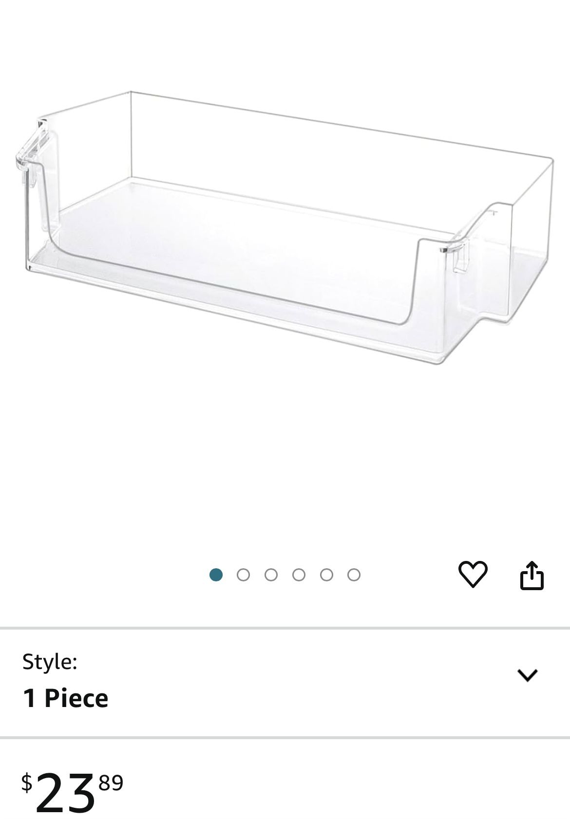 Eifelgold - 1 Piece W11239961 Refrigerator Replacement Shelves whirlpool Refrigerator Door Shelf Fits for whirlpool Side-by-side Refrigerators WRS321S