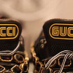 Designer Winter Gucci Boots Flashtrek Green 35.5