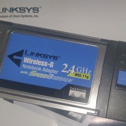 Wireless-G Notebook Adapter