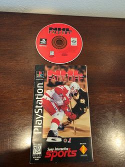 NHL FaceOff PlayStation 1 PS1 Game + Disc Long  Version,  Reg Card, No Case Box