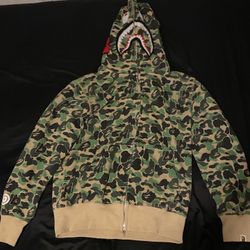 Green Camo Bape Hoodie