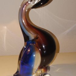 Vintage Blown Glass Duck