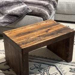 Waterfall Solid Wood Table/ Coffee Table/Bench