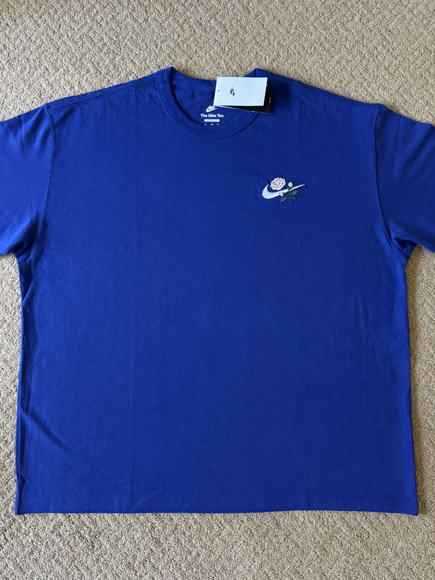 NEW Nike Sportswear Max90 Men’s Rose T-Shirt Royal Blue Size XXL