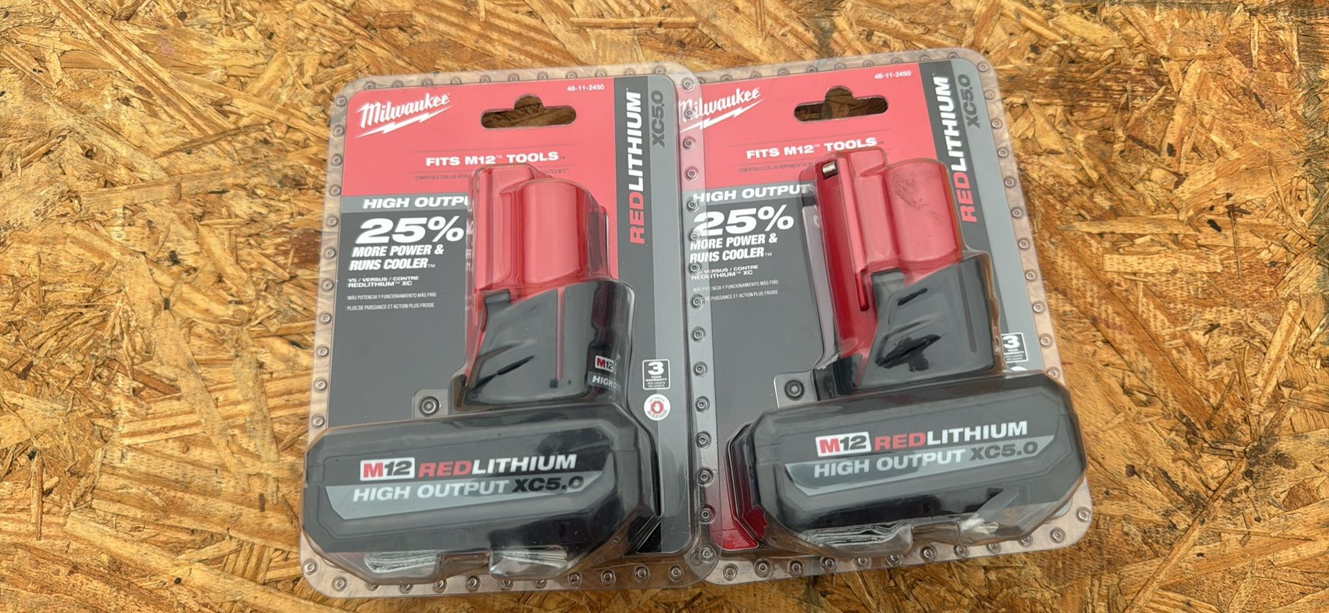M12 Milwaukee Batteries 5ah