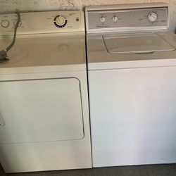 Amana  Washer and  G.E electric  dryer 