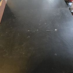 Old black work table 