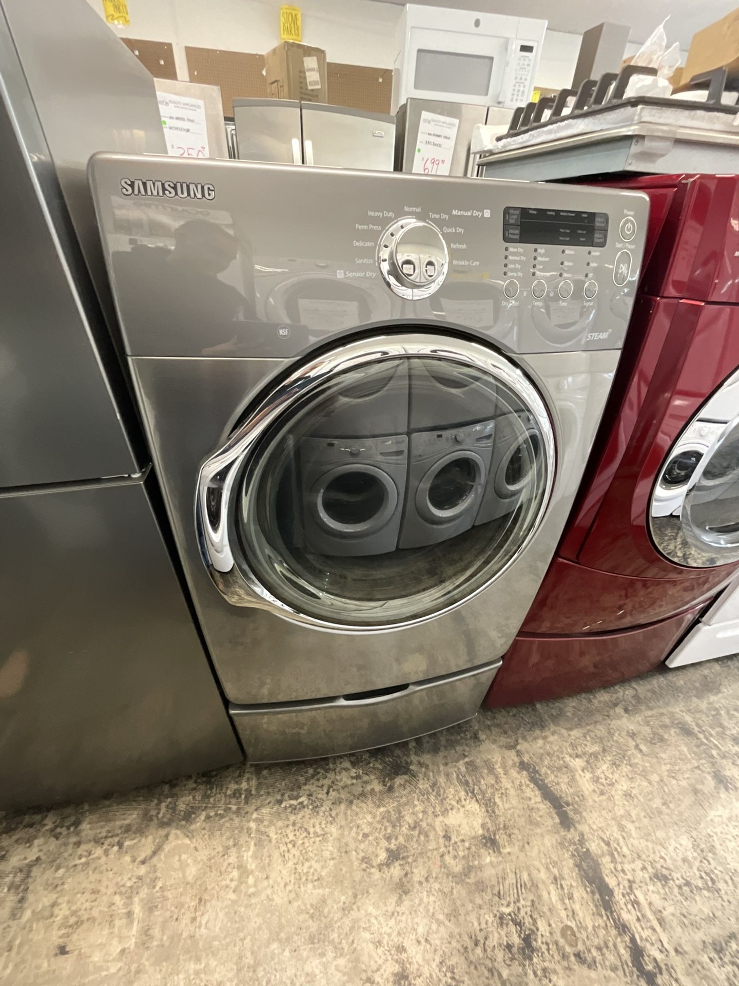 Samsung Electric Dryer w/Pedestal
