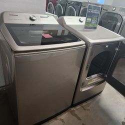 💯🎈SAMSUNG SET STEAM WASHER AND ELECTRIC DRYER WITH WARRANTY 