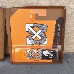 Off-White X Sal Barbier Triptych Life size Tech Deck