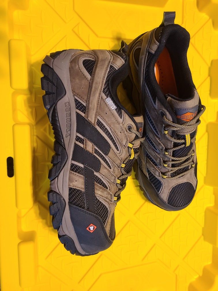 Merrell Mens Moab 2 Vent Waterproof Toe Work Shoes 12W