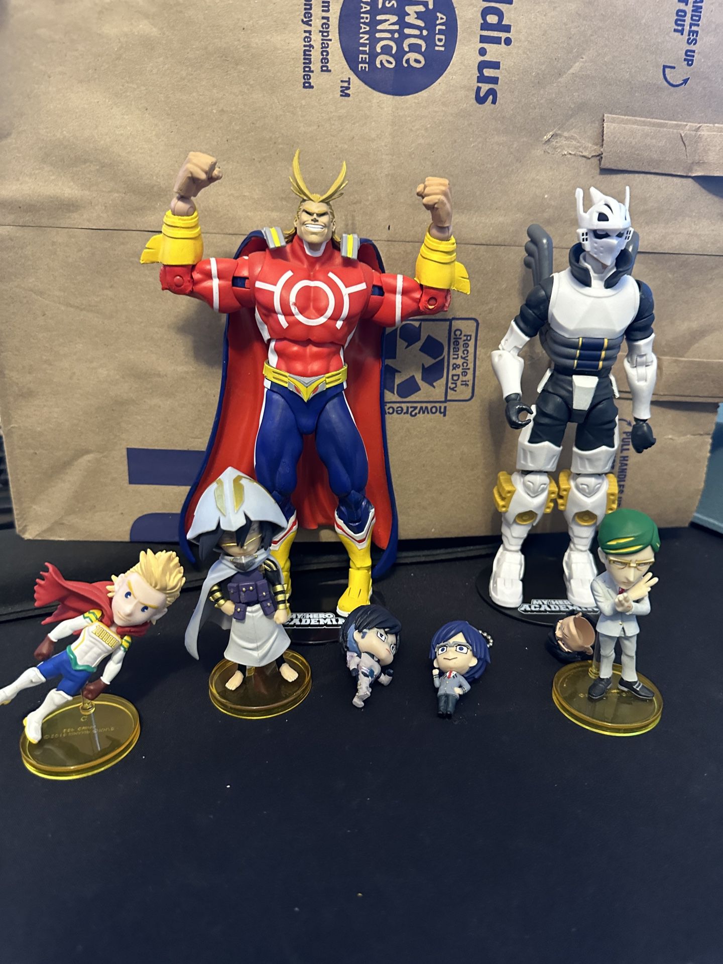 Mixed My Hero Academia Figures All Might And Tenya Milio