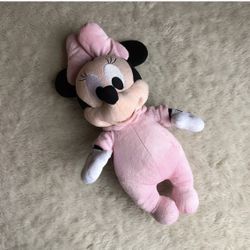 Disney Parks Babies Minnie Mouse Plush Toy Collectible 13" Disney World