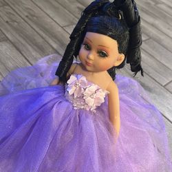 Muñeca De Quinceañera Color Lila