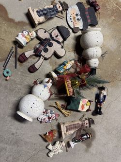 Christmas bundle snowman ornament home decor decorations