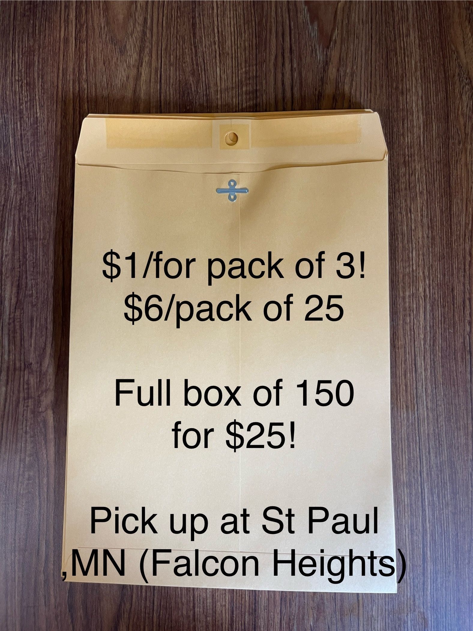 10×13 in. Manila Clasp Envelopes |New
