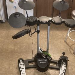 Electric Drum Set! Works Just Needs Charging Chord 9 Dollars On Amazon!